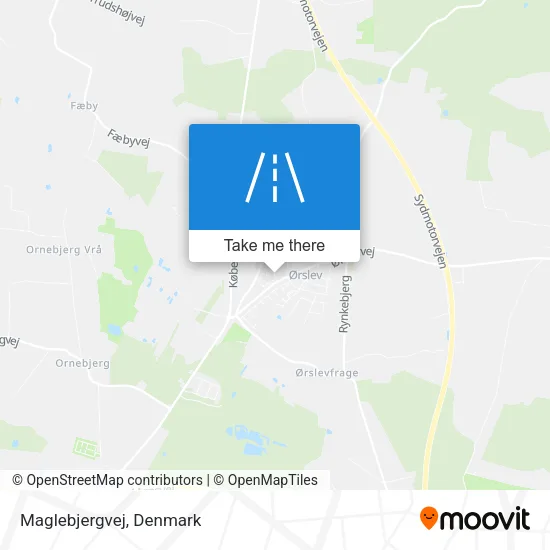 Maglebjergvej map