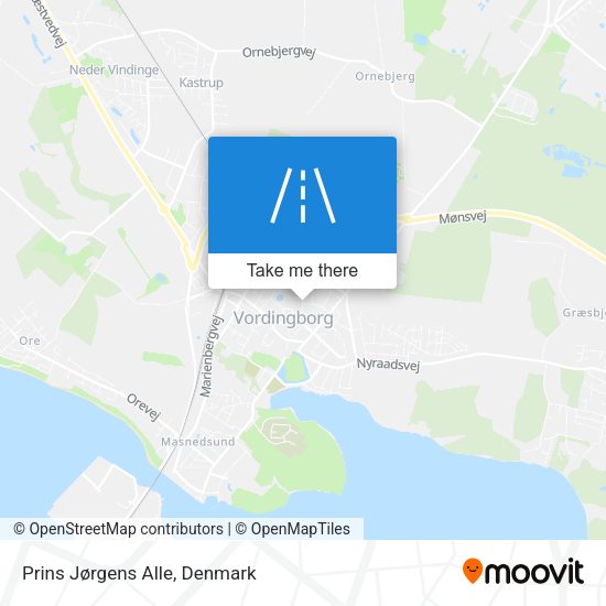 Prins Jørgens Alle map
