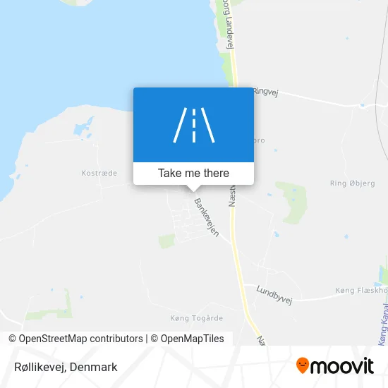 Røllikevej map