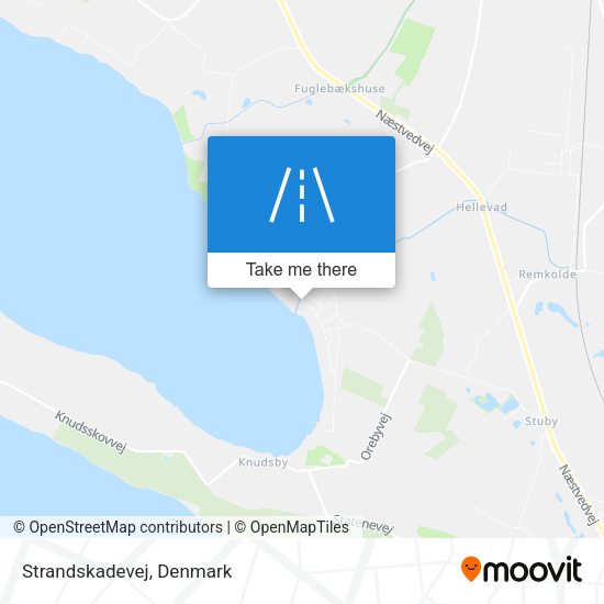 Strandskadevej map