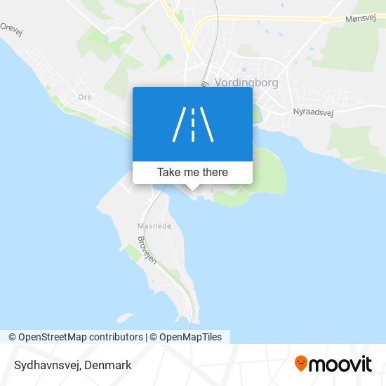 Sydhavnsvej map