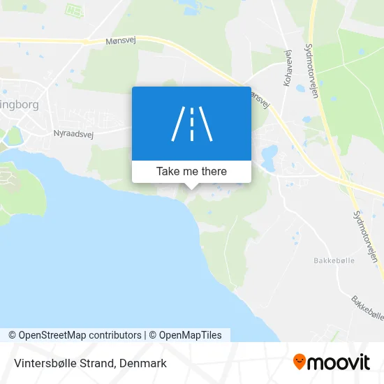 Vintersbølle Strand map