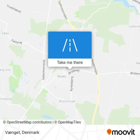 Vænget map