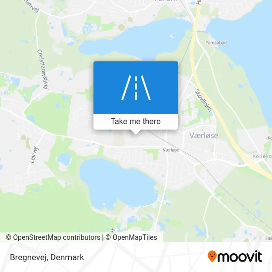 Bregnevej map