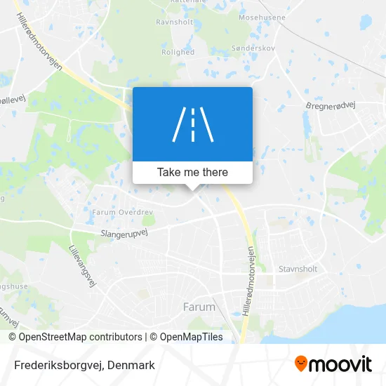 Frederiksborgvej map