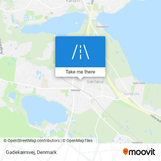 Gadekærsvej map