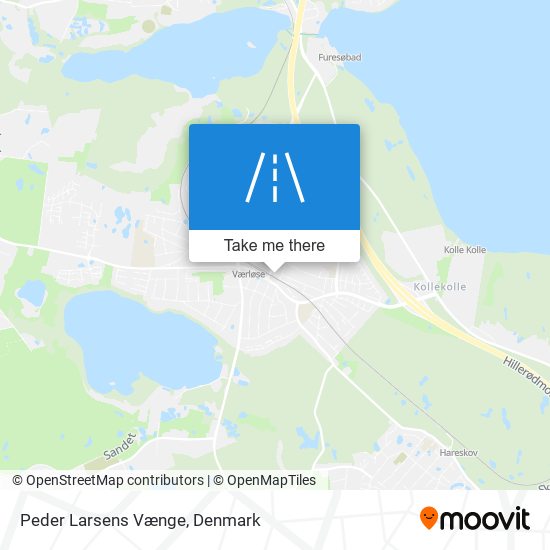 Peder Larsens Vænge map