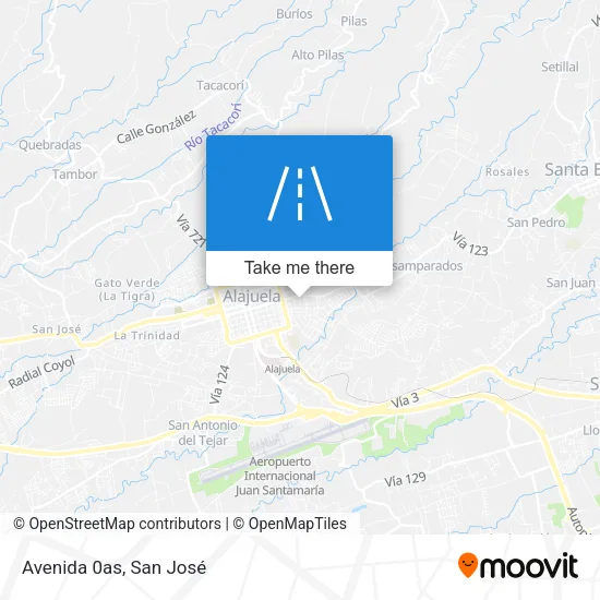 Avenida 0as map