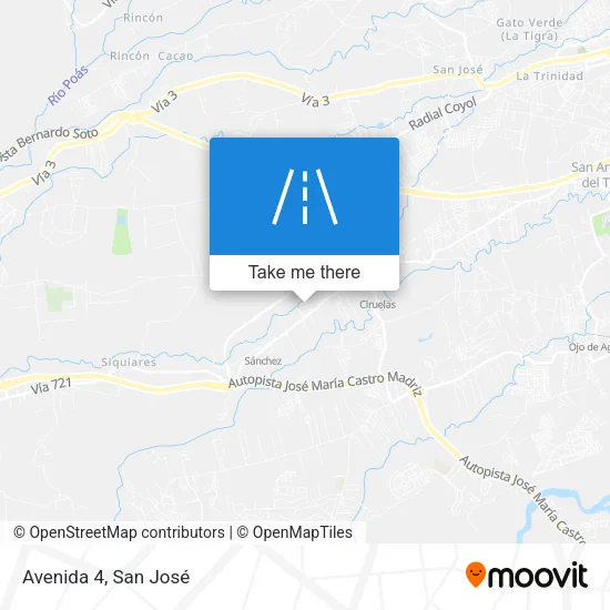 Avenida 4 map