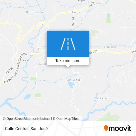 Mapa de Calle Central