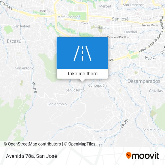 Mapa de Avenida 78a