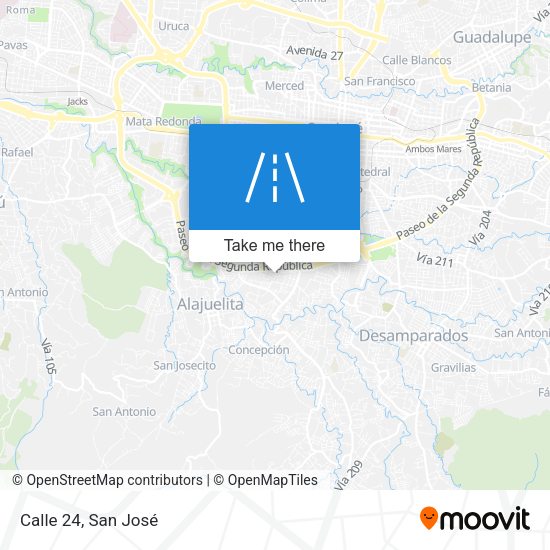 Mapa de Calle 24