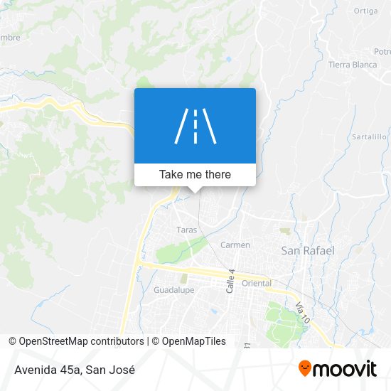 Mapa de Avenida 45a