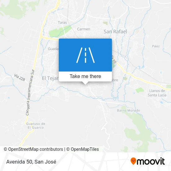 Avenida 50 map
