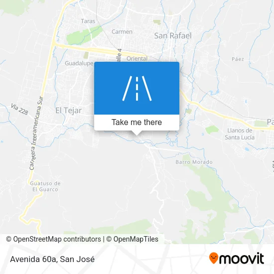 Avenida 60a map