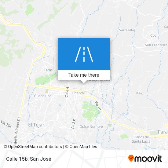 Mapa de Calle 15b