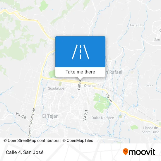 Calle 4 map
