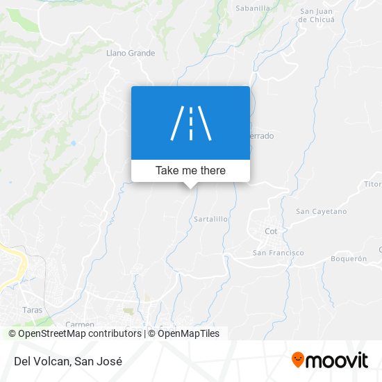 Del Volcan map