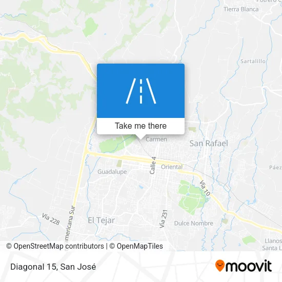Diagonal 15 map