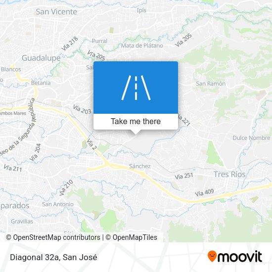 Mapa de Diagonal 32a