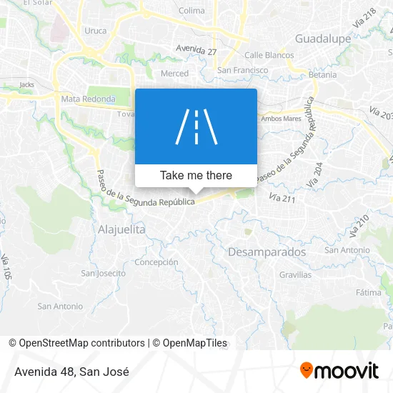 Avenida 48 map