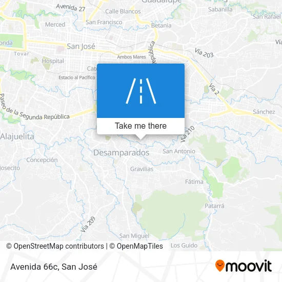 Avenida 66c map