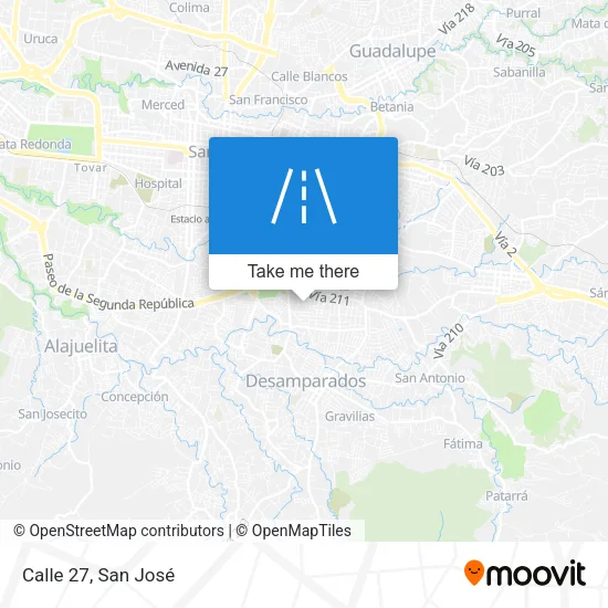 Calle 27 map
