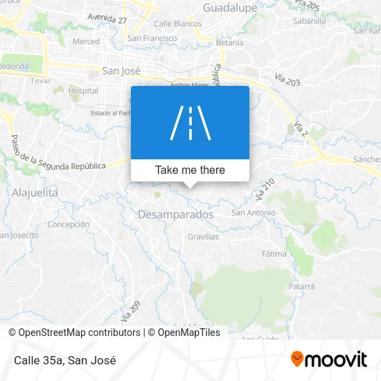 Calle 35a map
