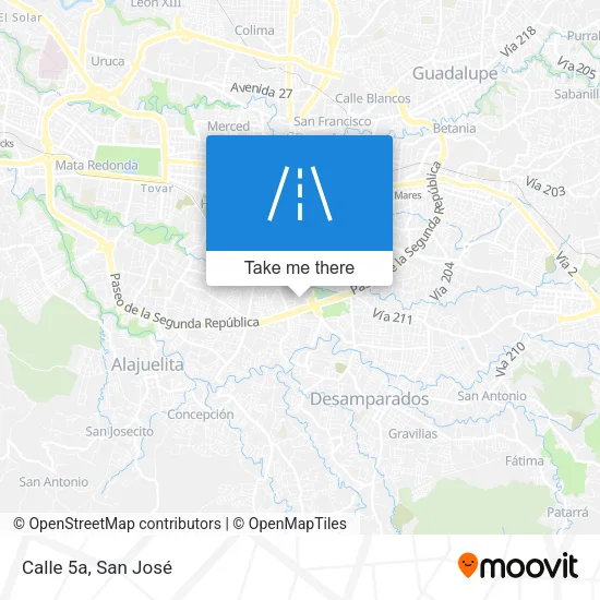 Calle 5a map