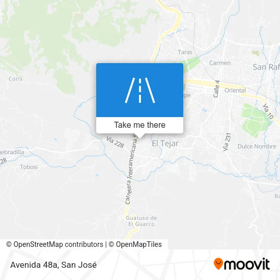 Avenida 48a map