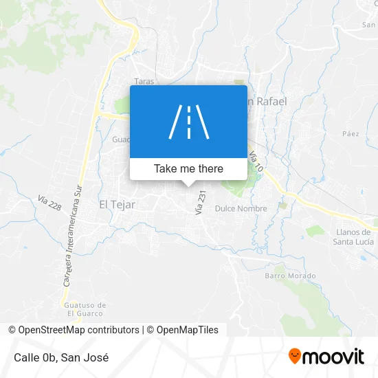 Calle 0b map
