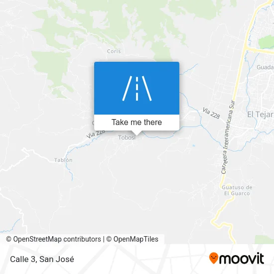 Calle 3 map