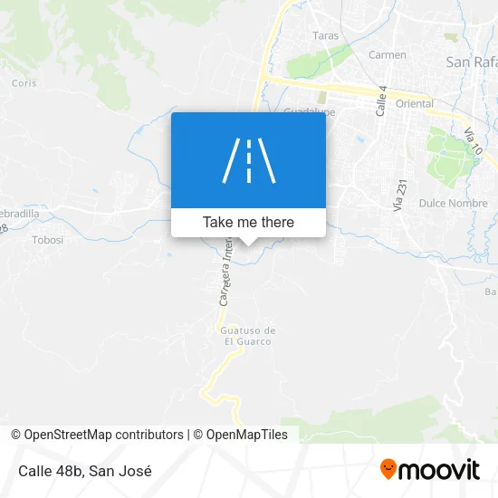 Calle 48b map