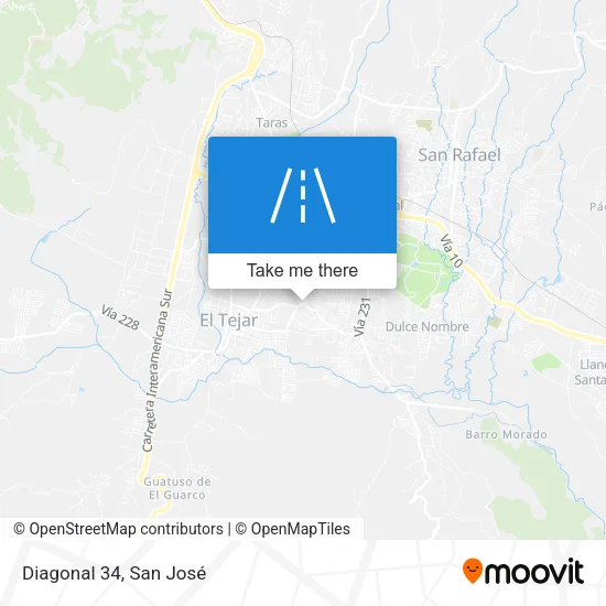 Diagonal 34 map