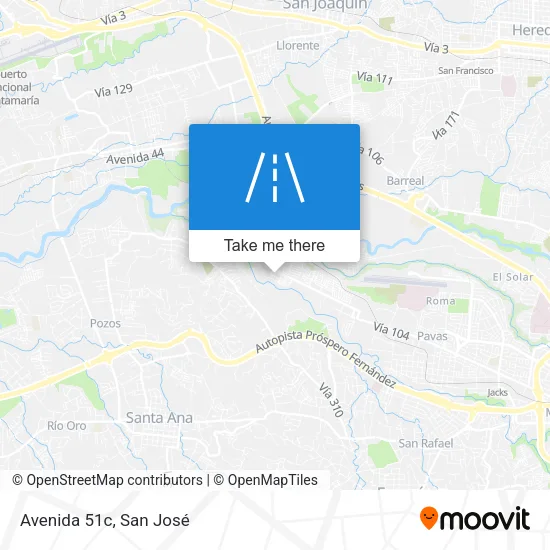 Avenida 51c map