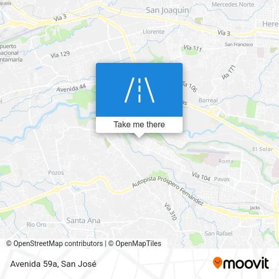 Avenida 59a map