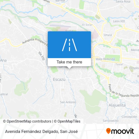Avenida Fernández Delgado map