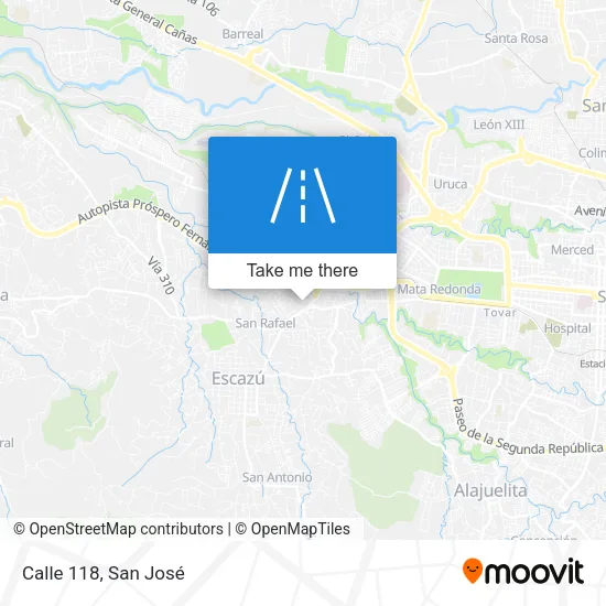 Mapa de Calle 118