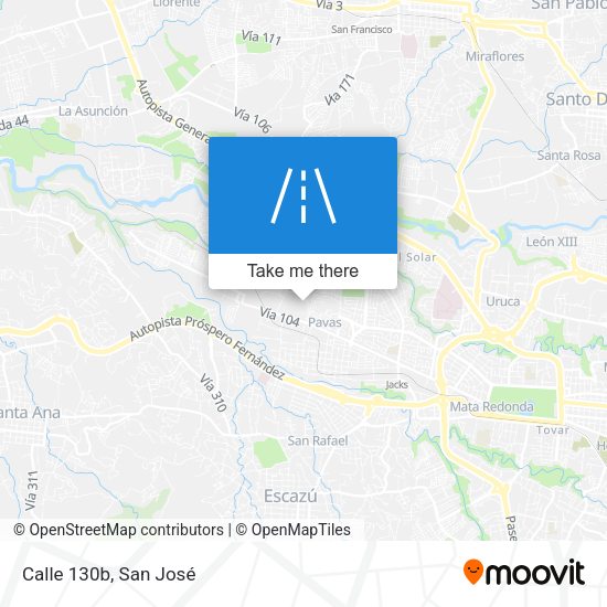 Mapa de Calle 130b