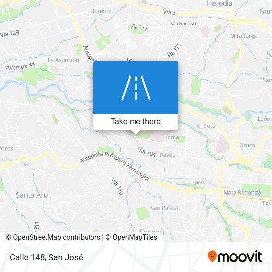 Mapa de Calle 148