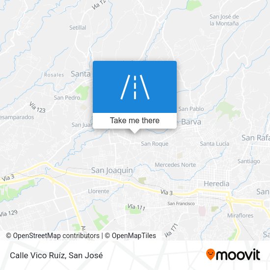 Mapa de Calle Vico Ruíz