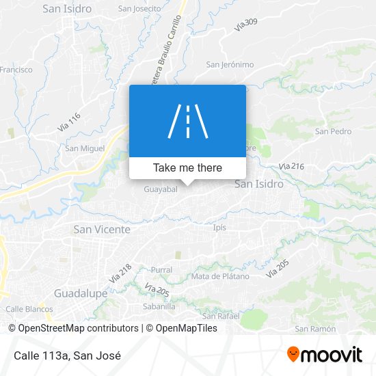 Mapa de Calle 113a