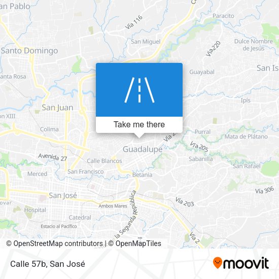 Mapa de Calle 57b