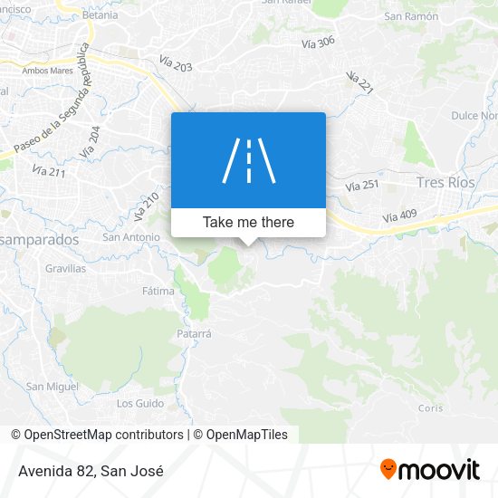 Mapa de Avenida 82