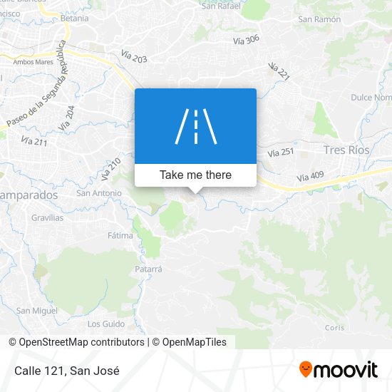Mapa de Calle 121