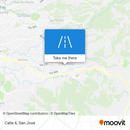 Calle 6 map