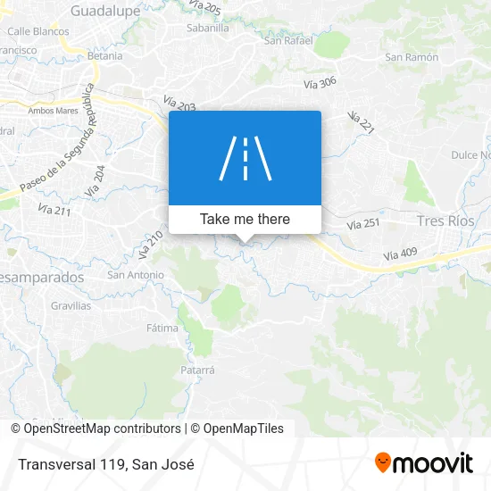 Mapa de Transversal 119