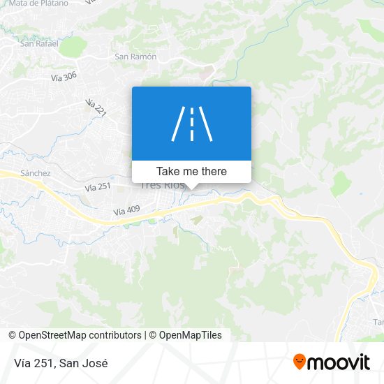 Mapa de Vía 251