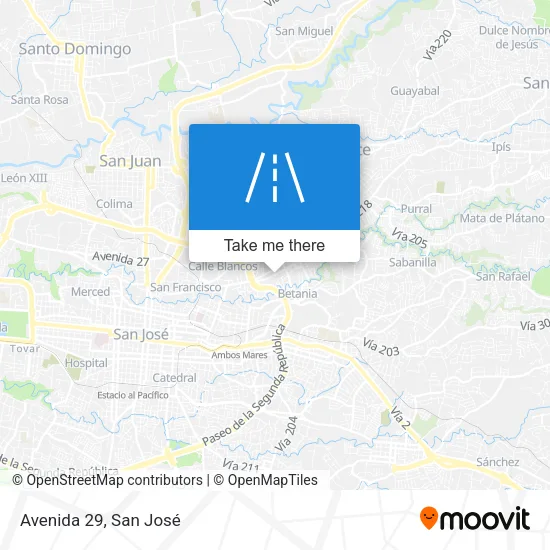 Avenida 29 map