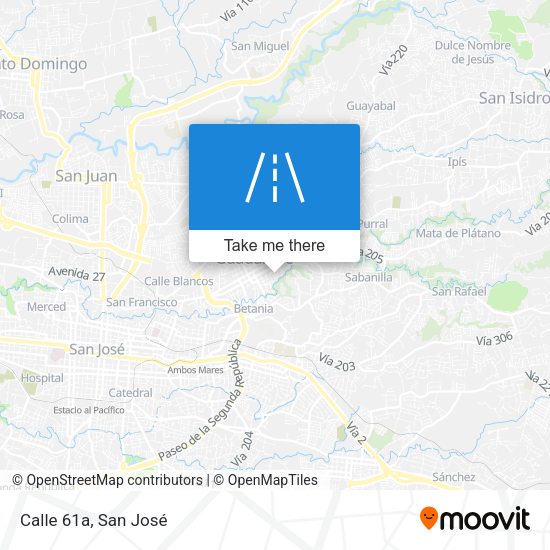 Mapa de Calle 61a